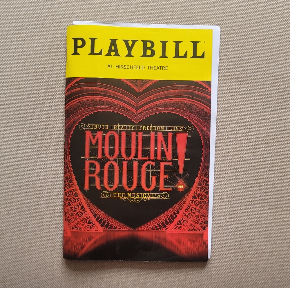 MOULIN ROUGE 2025 Playbill w. Boy George